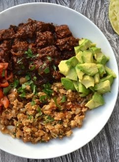 Mexican Stewed Beef Bowl | Every Last Bite