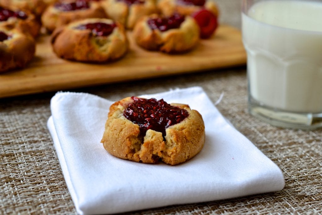 Lemon & Raspberry Thumbprint Cookies | Every Last Bite DSC_1187