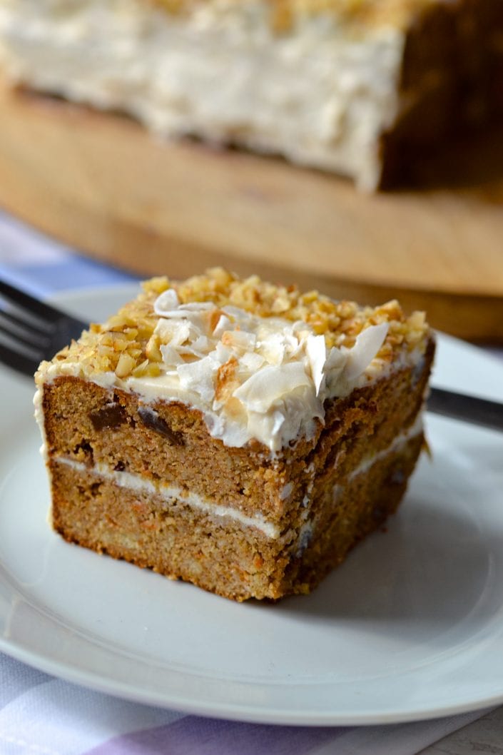 Carrot Cake | Every Last Bite Paleo Carrot Cake