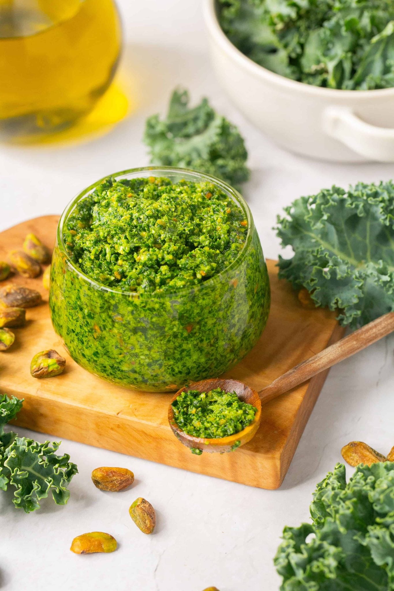 Kale and Pistachio Pesto | Every Last Bite Kale and Pistachio Pesto