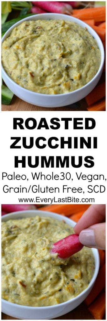 Roasted Zucchini Hummus