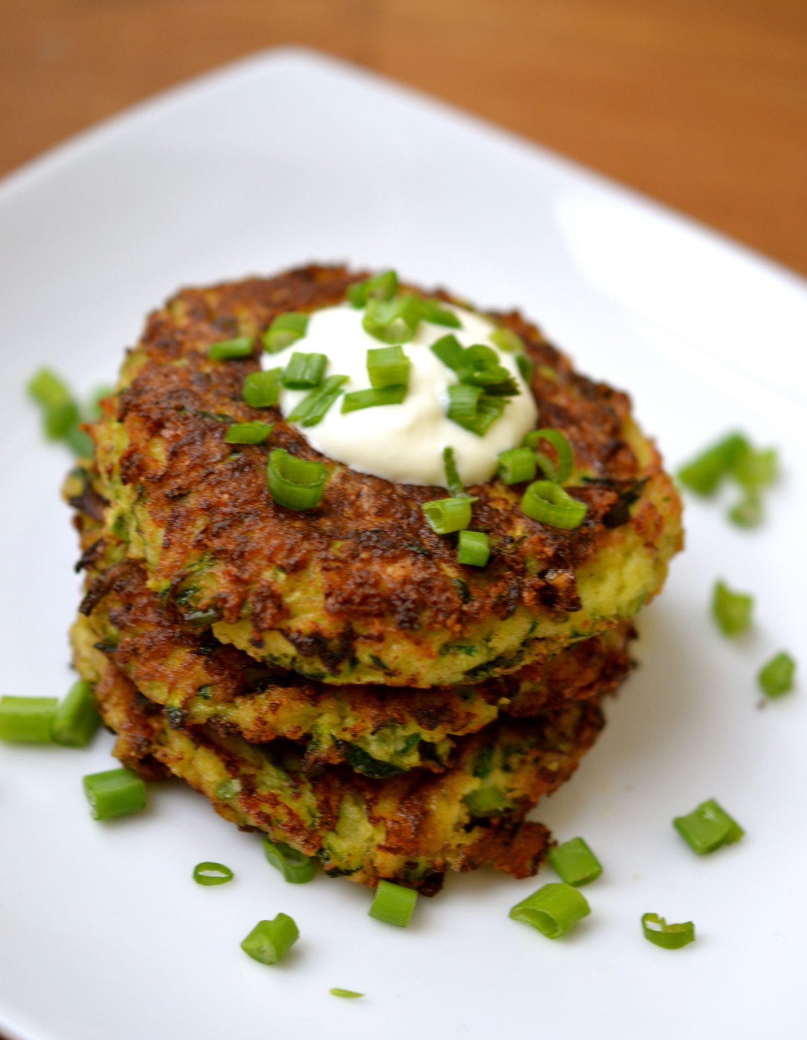 Zucchini Fritters Every Last Bite