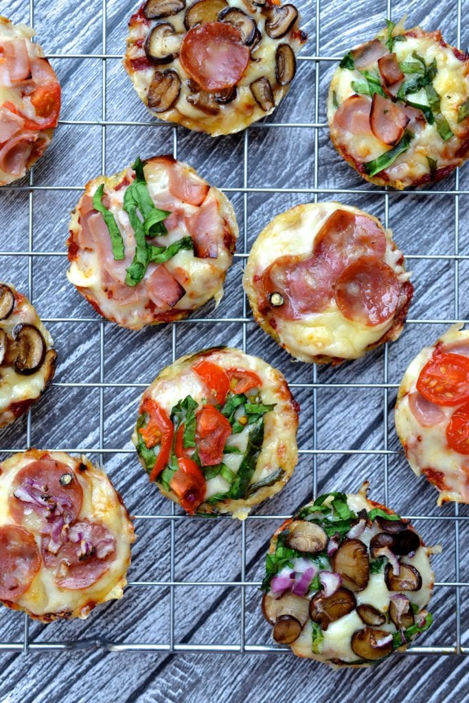 Cauliflower Crust Pizza Bites | Every Last Bite Cauliflower Crust Pizza Bites
