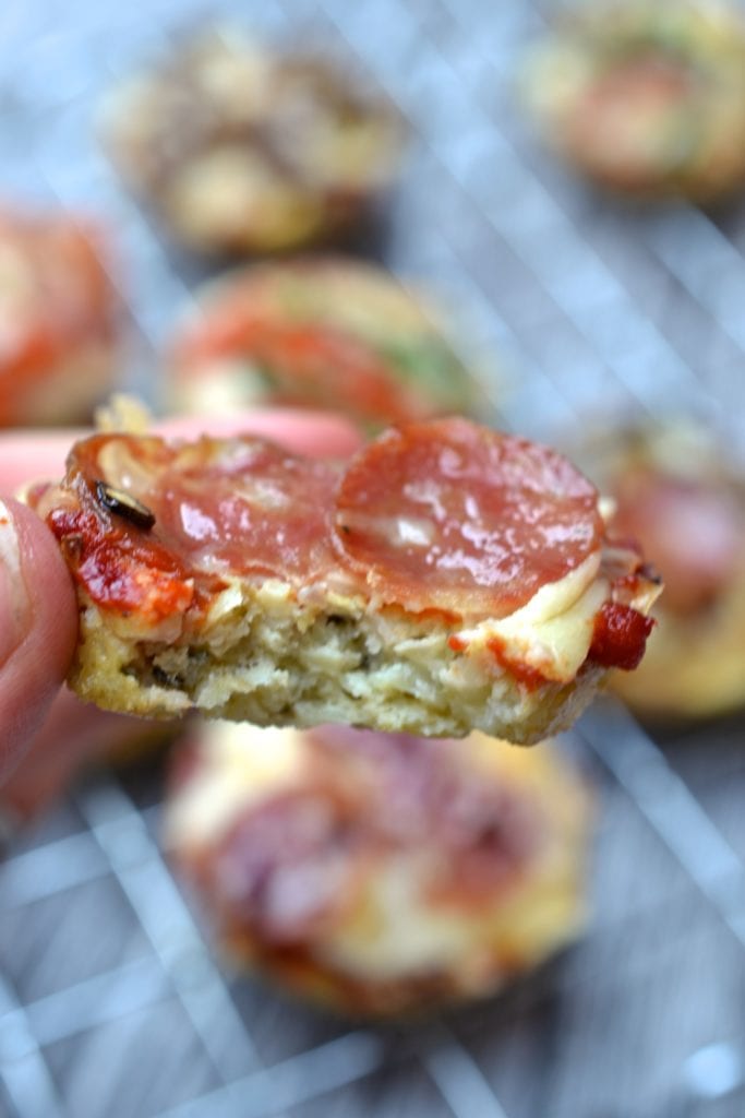 Cauliflower Crust Pizza Bites | Every Last Bite