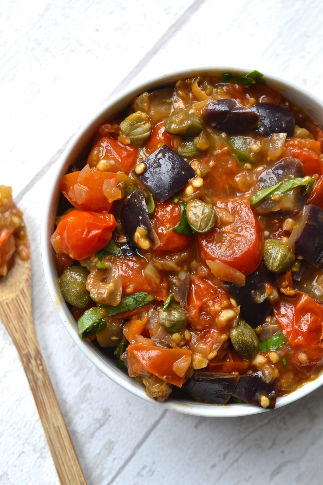 Eggplant Caponata (Paleo - Vegan - Whole30 - Gluten Free)