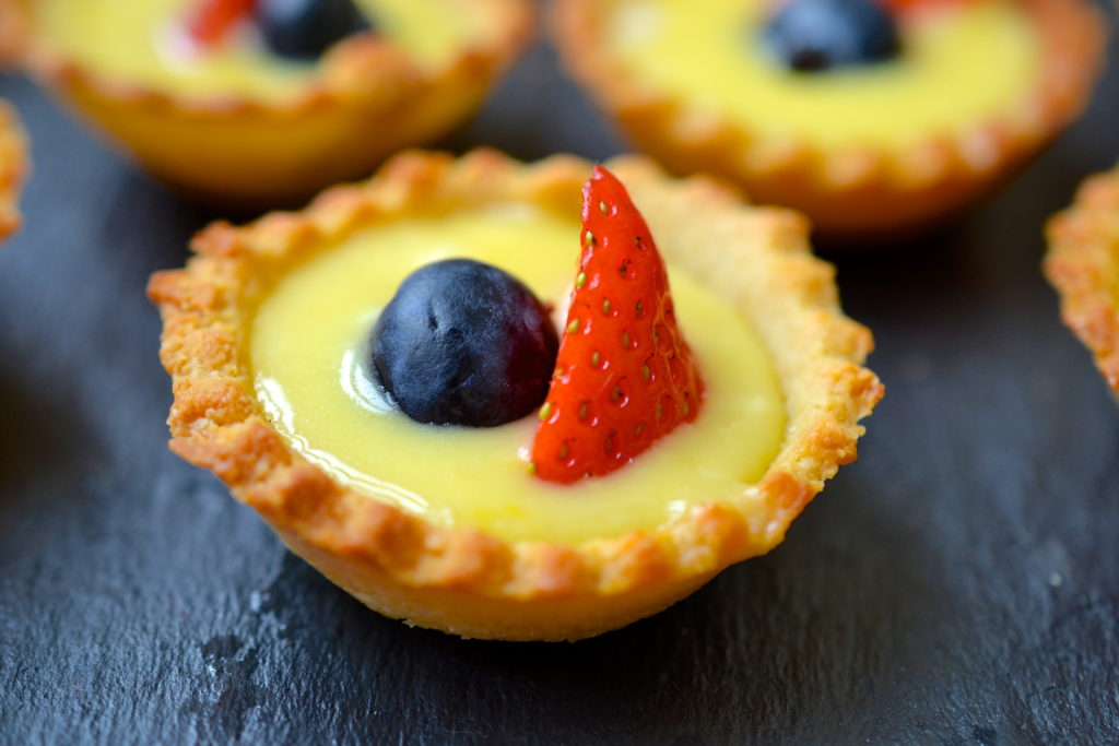 Mini Tarts with Lemon Curd & Berries