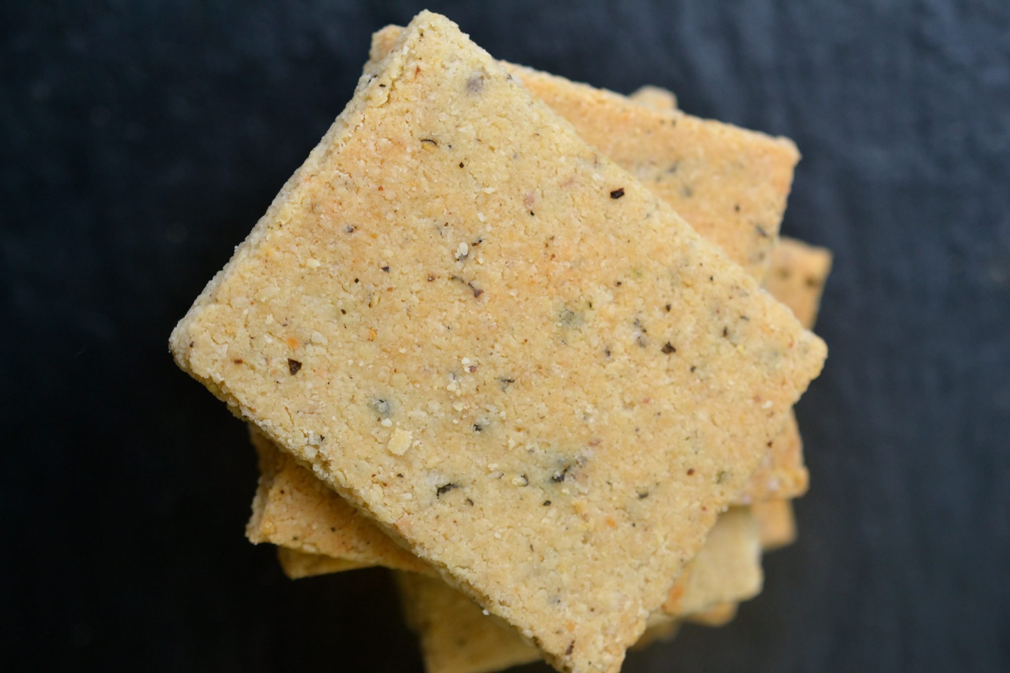Salt & Pepper Crackers (Grain/Gluten Free, Paleo, Vegan)