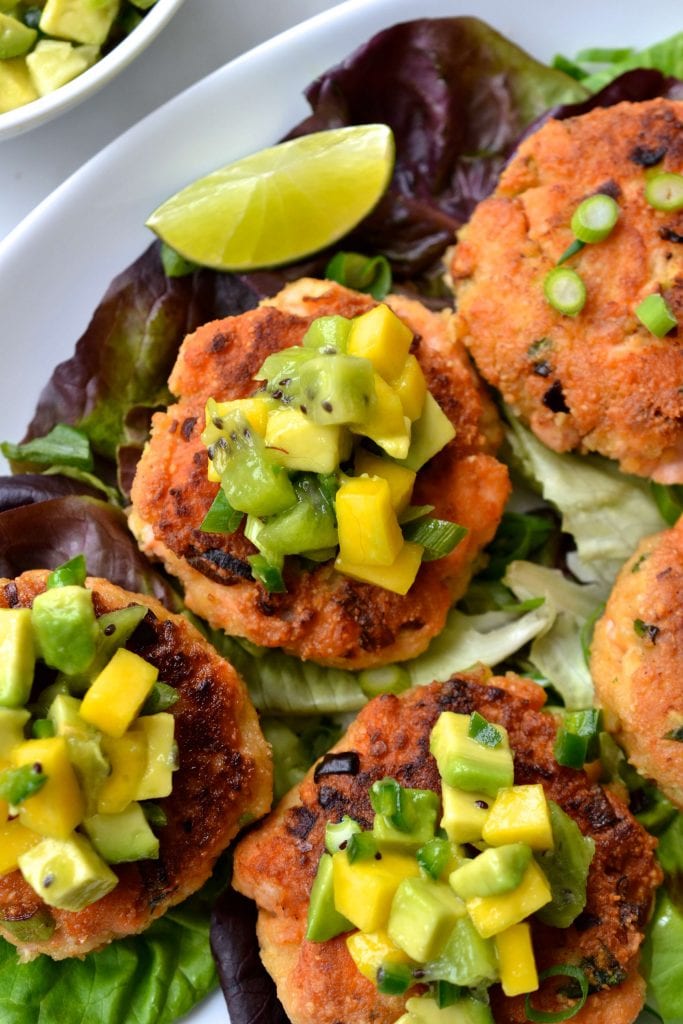 Asian Salmon Cakes | Every Last Bite Paleo Asian Salmon Cakes