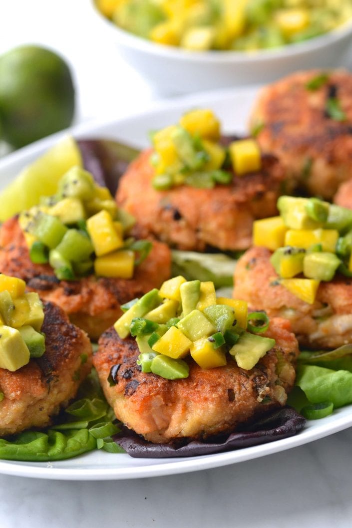 Asian Salmon Cakes | Every Last Bite Paleo Asian Salmon Cakes