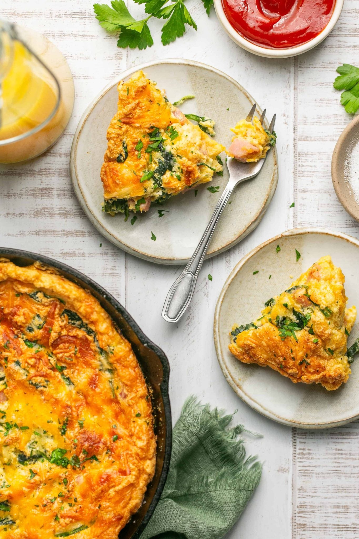 Ham & Cheese Souffle 