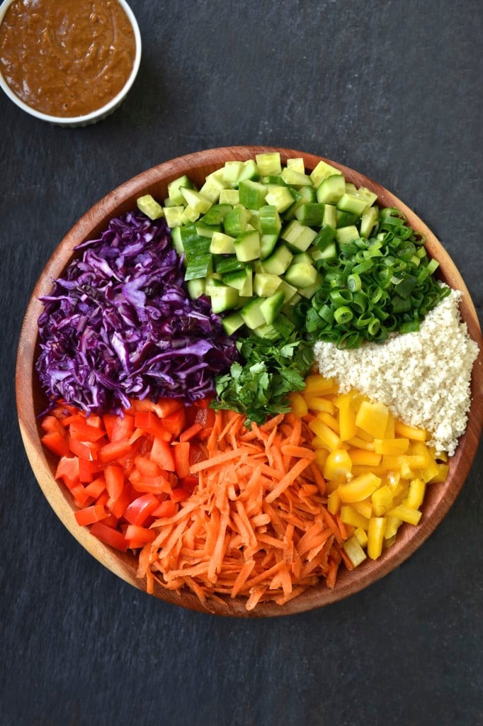 Asian Cauliflower Couscous Salad | Every Last Bite