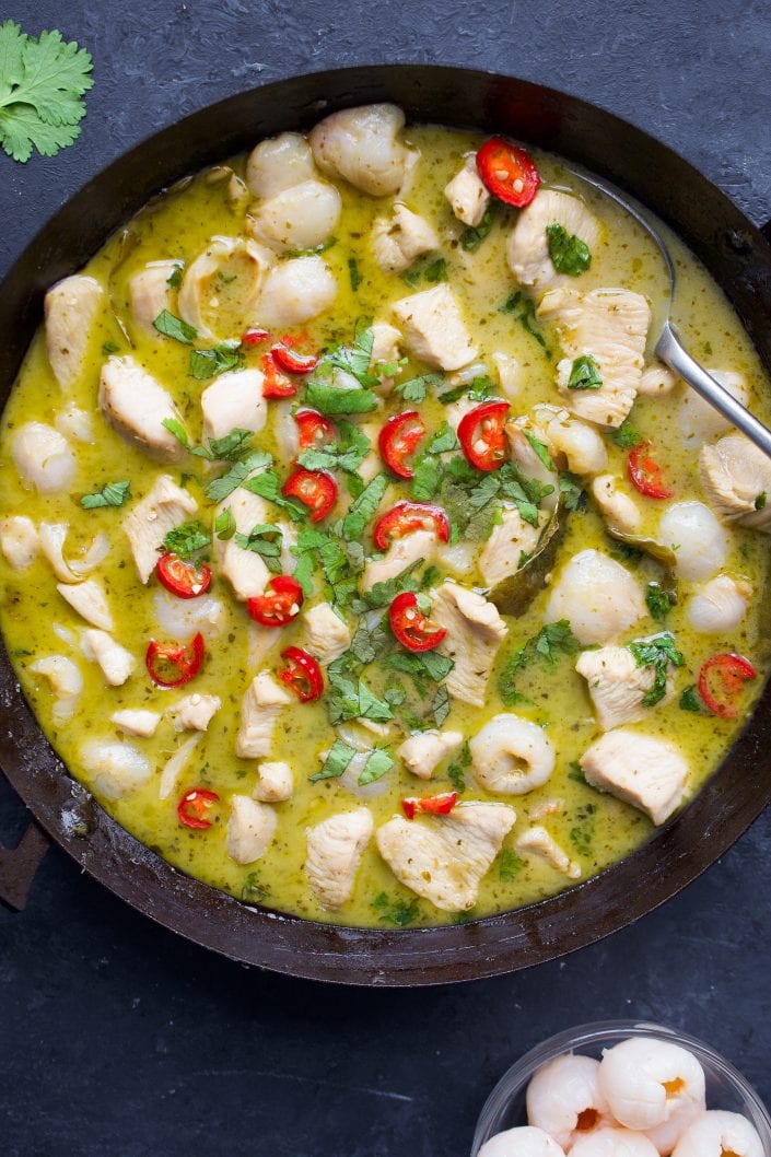 Chicken & Lychee Green Curry | Every Last Bite Chicken & Lychee Green Curry