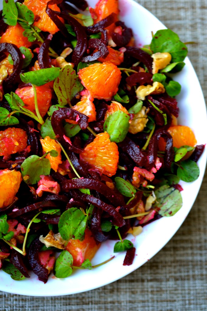 Beet, Orange, Watercress & Walnut Salad | Every Last Bite