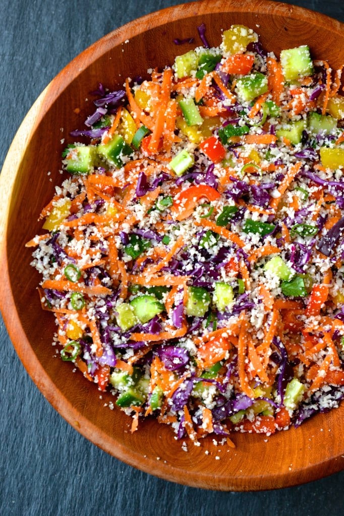 Asian Cauliflower Couscous Salad | Every Last Bite