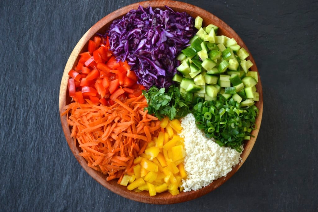 Asian Cauliflower Couscous Salad | Every Last Bite