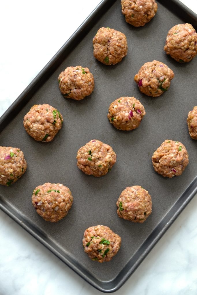 Greek Lamb Meatballs | Every Last Bite Greek Lamb Meatballs