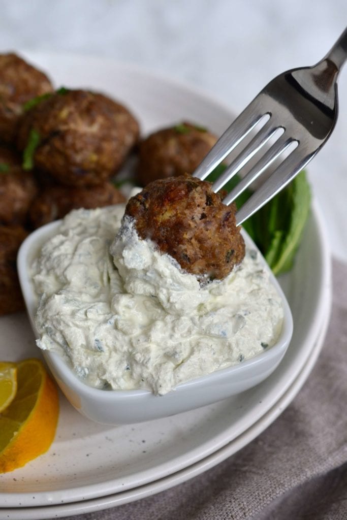 Greek Lamb Meatballs | Every Last Bite Greek Lamb Meatballs