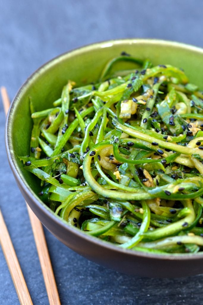 Cucumber Noodle Salad | Every Last Bite Cucumber Noodle Salad