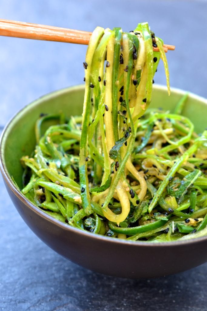Cucumber Noodle Salad | Every Last Bite Cucumber Noodle Salad