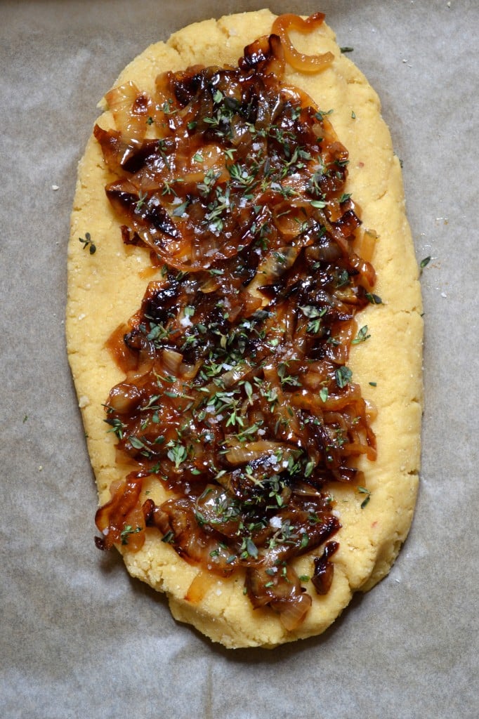 Caramelized Onion & Thyme Focaccia | Every Last Bite