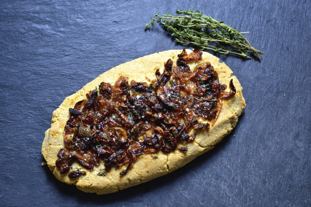 Caramelized Onion & Thyme Foccacia | Every Last Bite