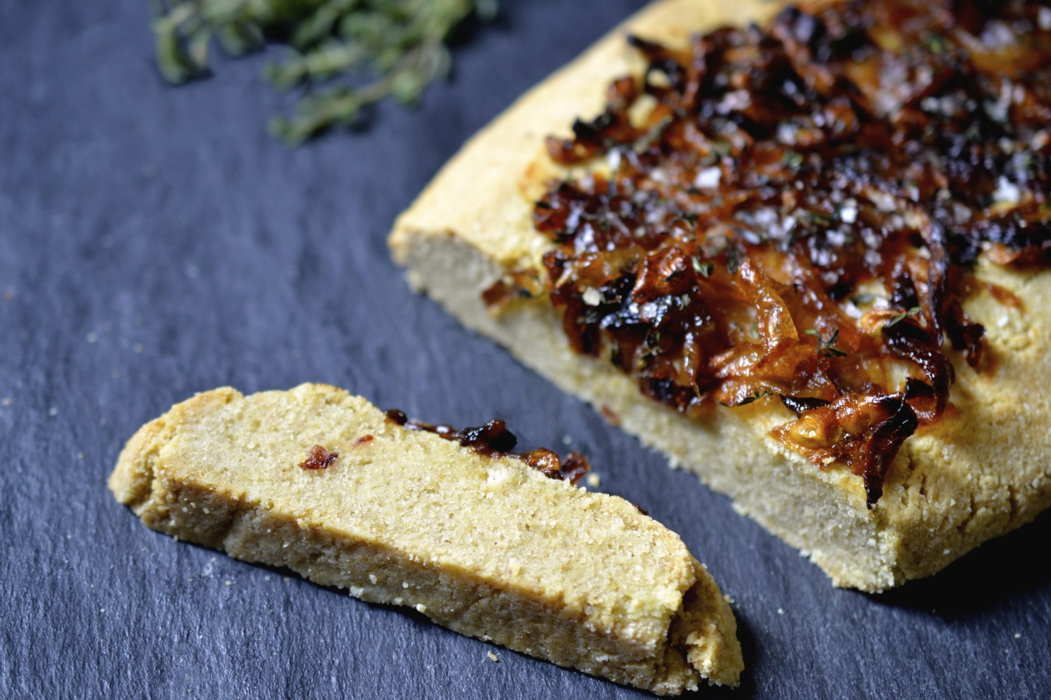 Caramelized Onion &amp; Thyme Focaccia-image