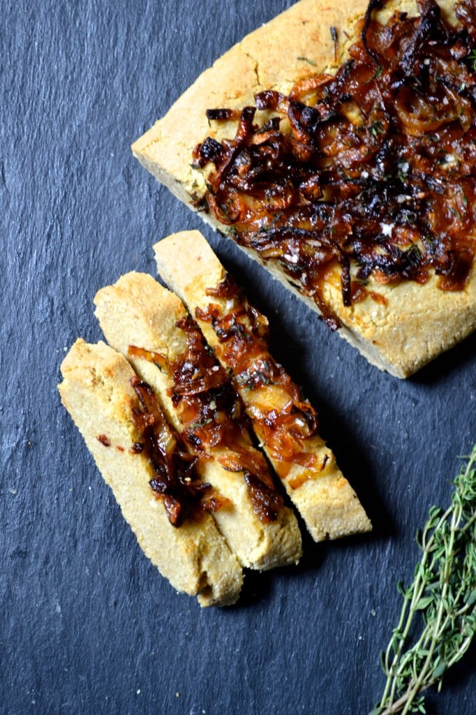 Caramelized Onion & Thyme Focaccia | Every Last Bite
