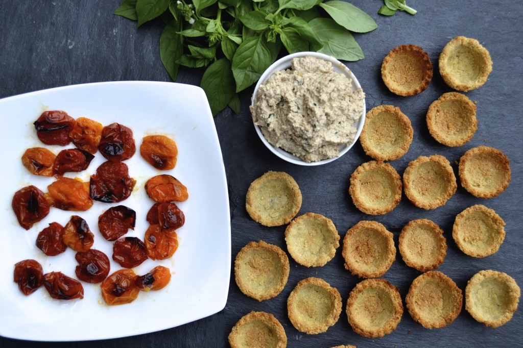 Roasted Tomato & Walnut Cream Tarts | Every Last Bite