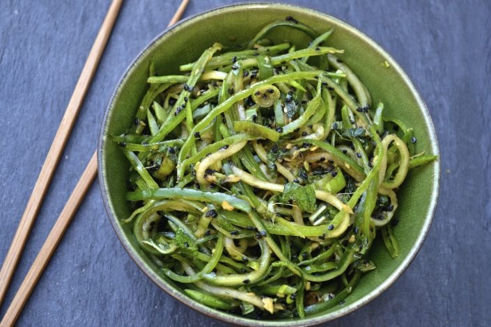 Cucumber Noodle Salad | Every Last Bite Cucumber Noodle Salad