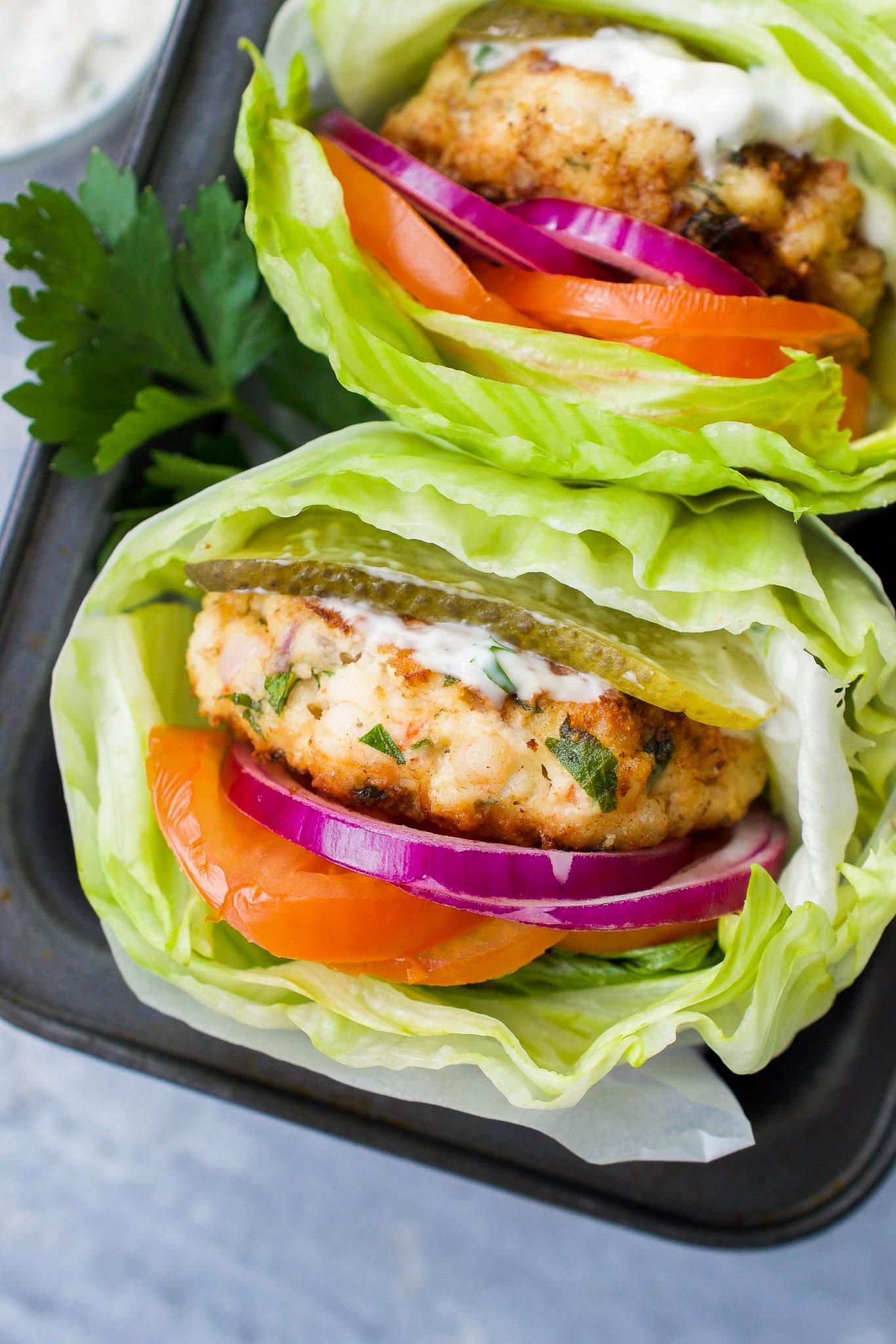 Shrimp Burgers with Curried Aioli – KnowSeafood