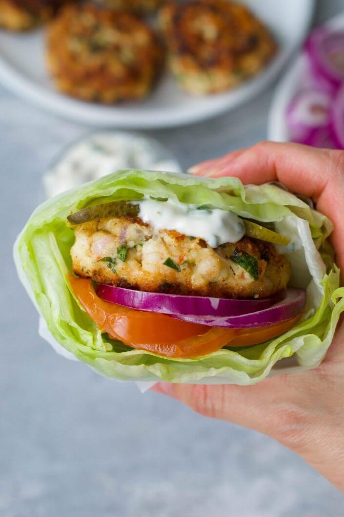 Shrimp Burgers | Every Last Bite Shrimp Burgers
