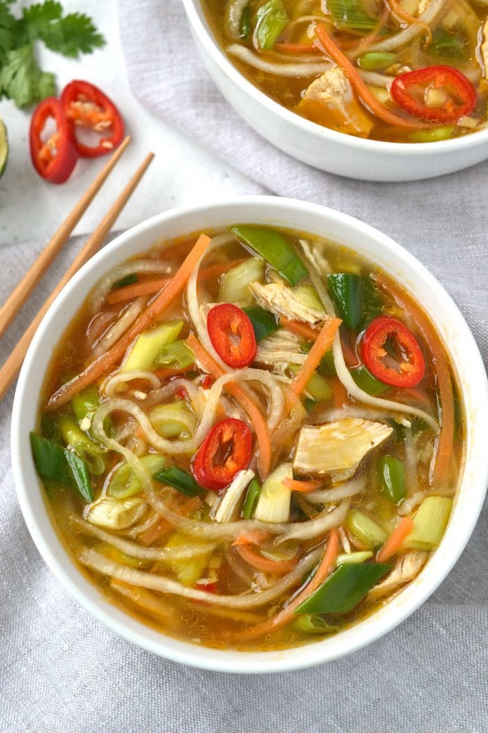 Paleo Asian Noodle Soup