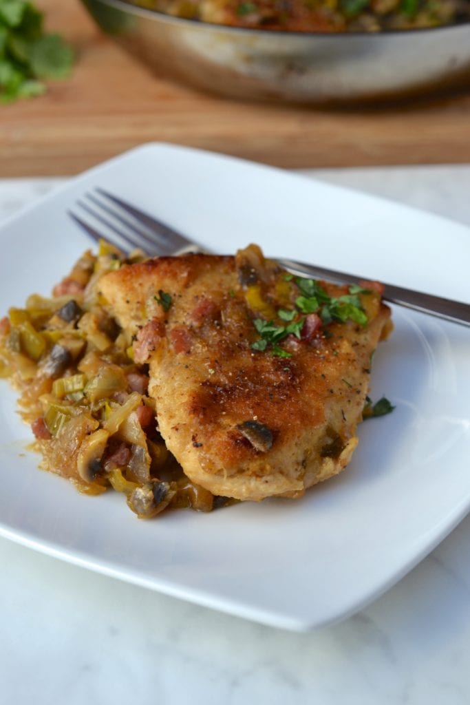 Chicken with Mushrooms & Pancetta | Every Last Bite