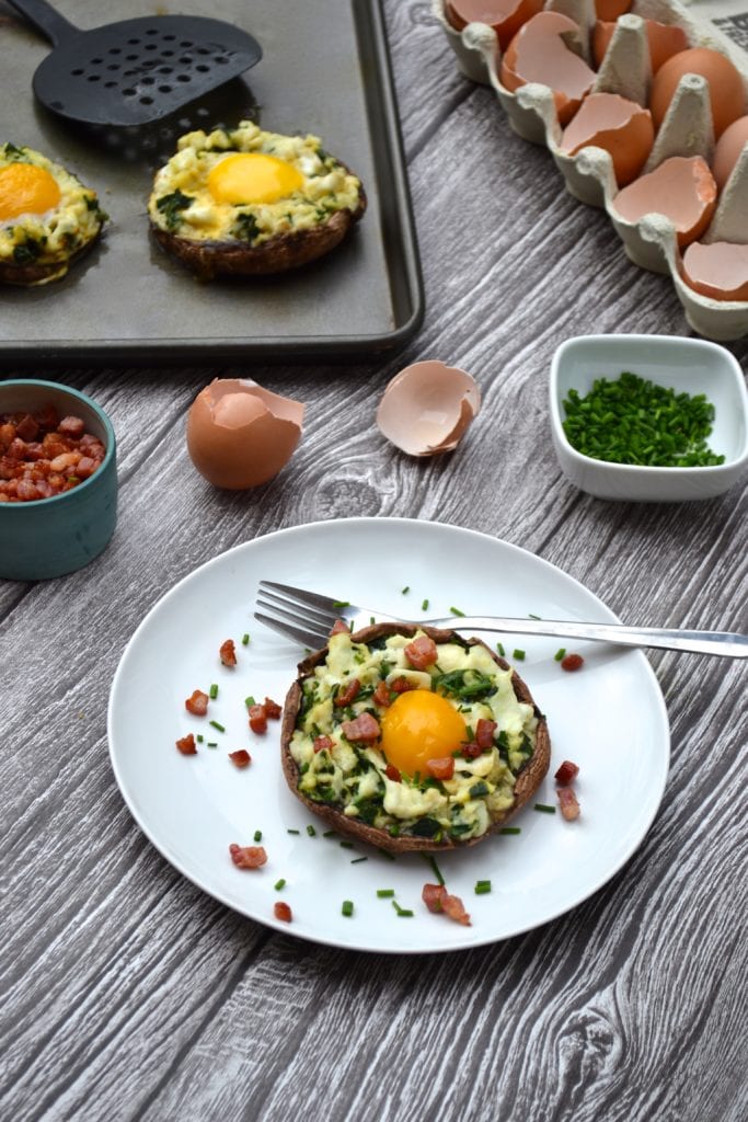 Scrambled Egg Portobello Mushrooms | Every Last Bite