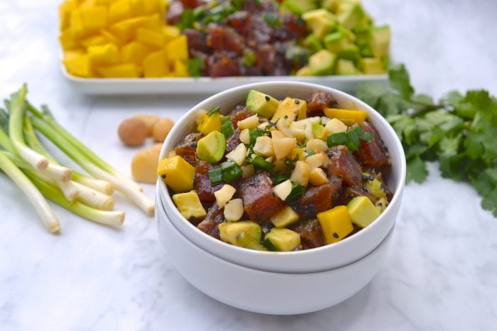 Tuna Poke Salad | Every Last Bite Tuna Poke Salad