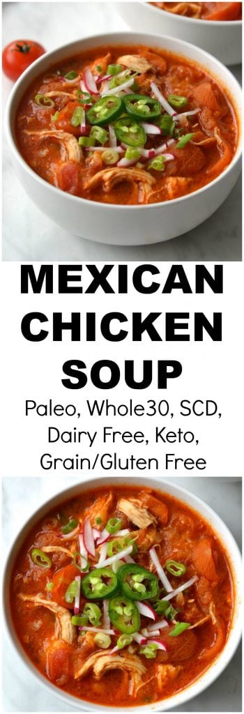 Whole30 Mexican Chicken Soup