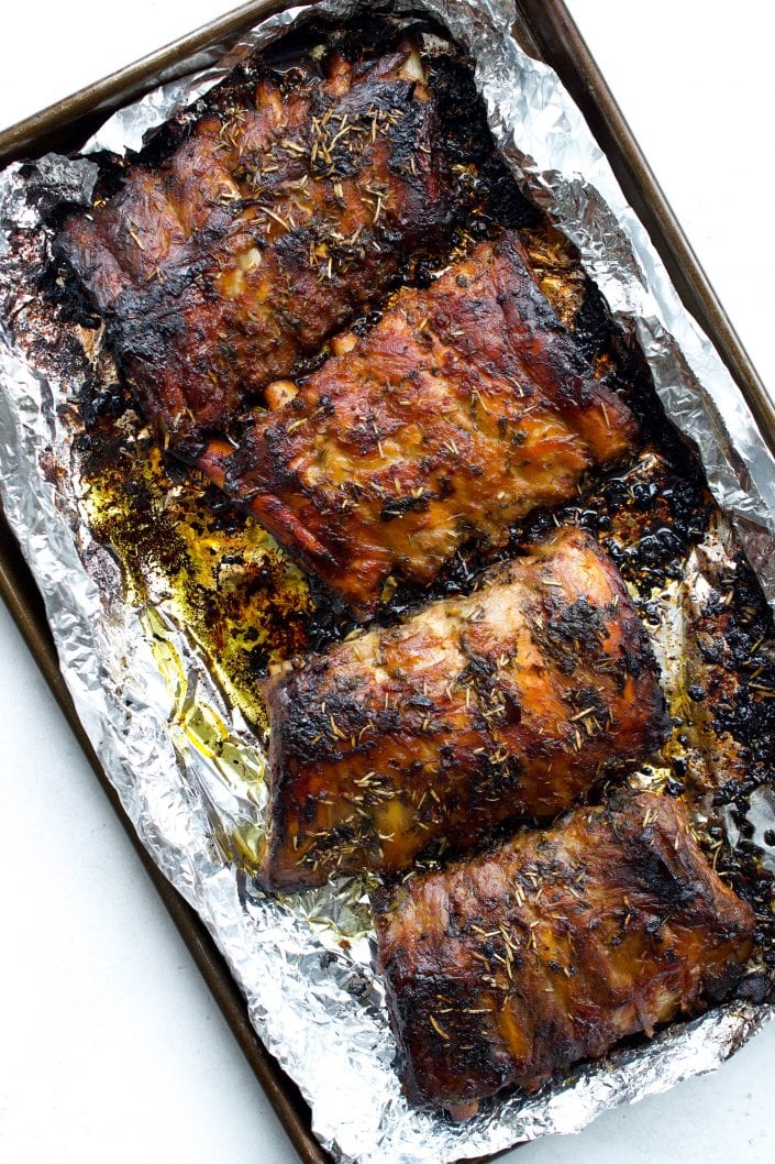 Lemon & Herb Ribs | Every Last Bite Lemon & Herb Ribs