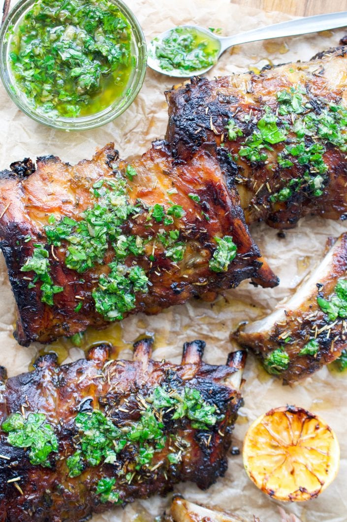 Lemon & Herb Ribs | Every Last Bite Lemon & Herb Ribs