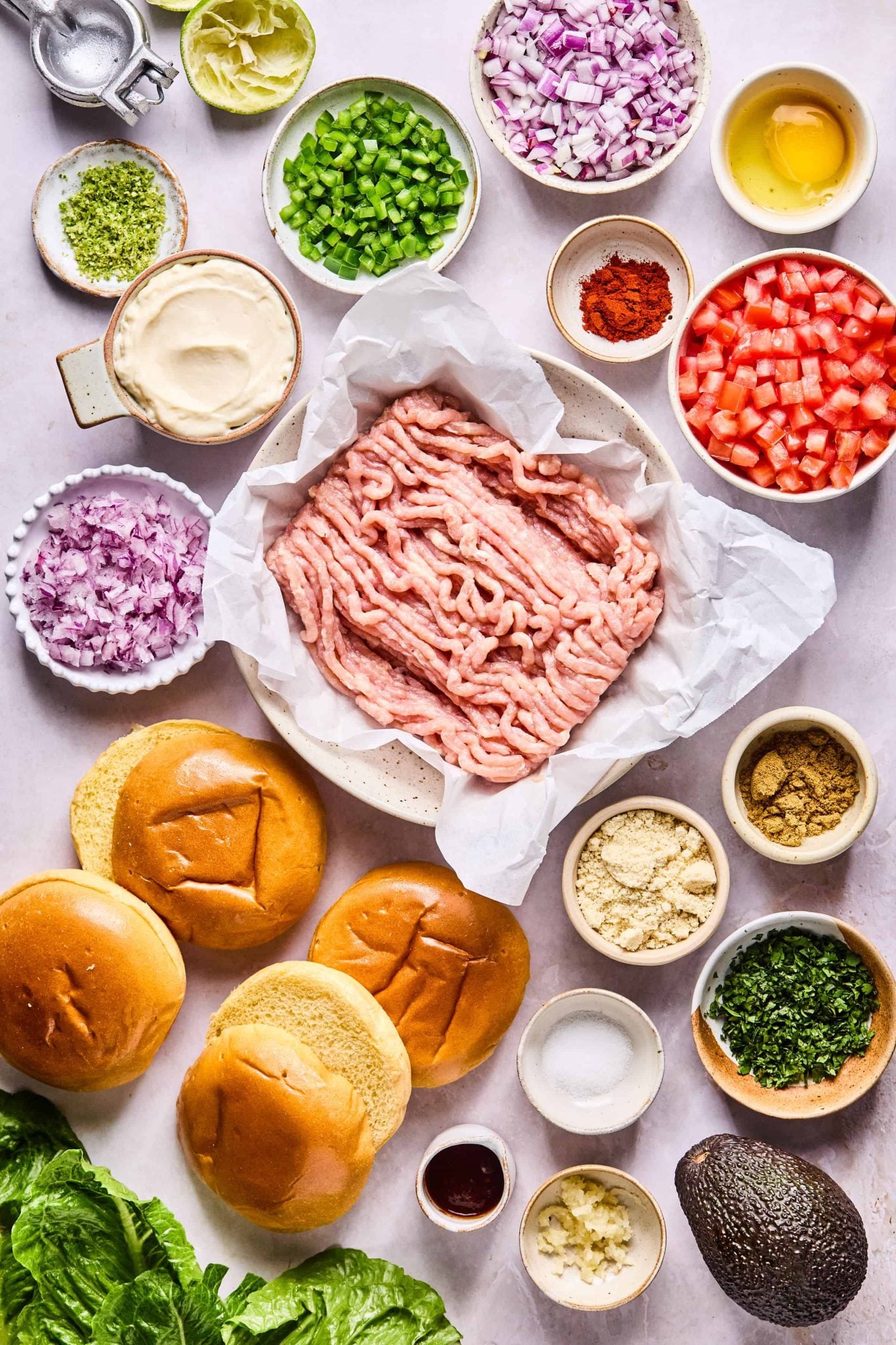 Mexican Chicken Burgers 