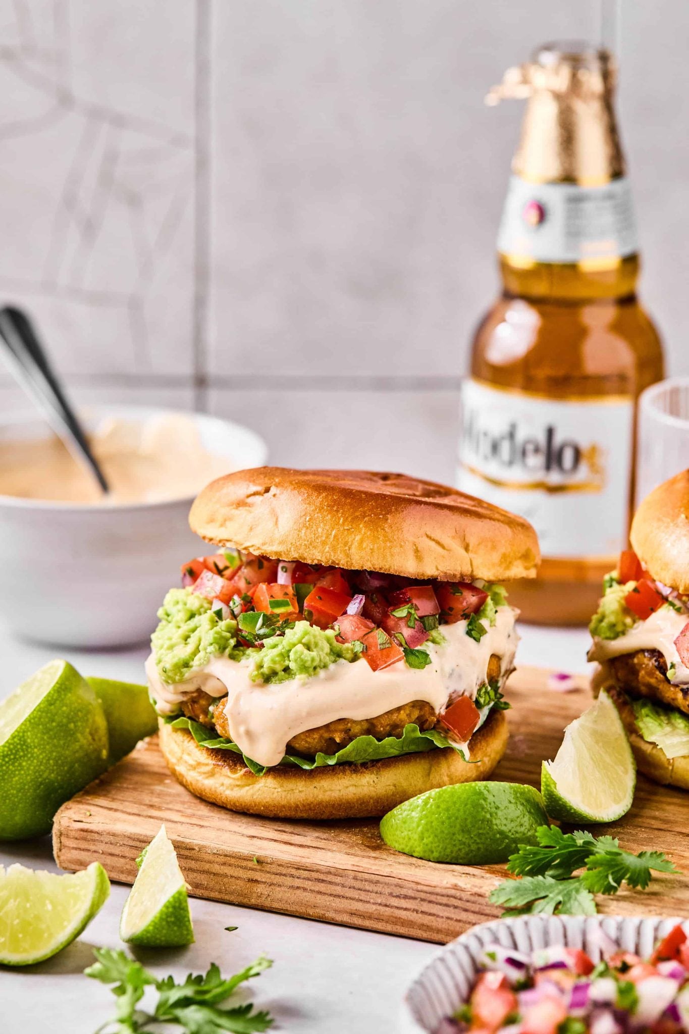 Mexican Chicken Burgers 