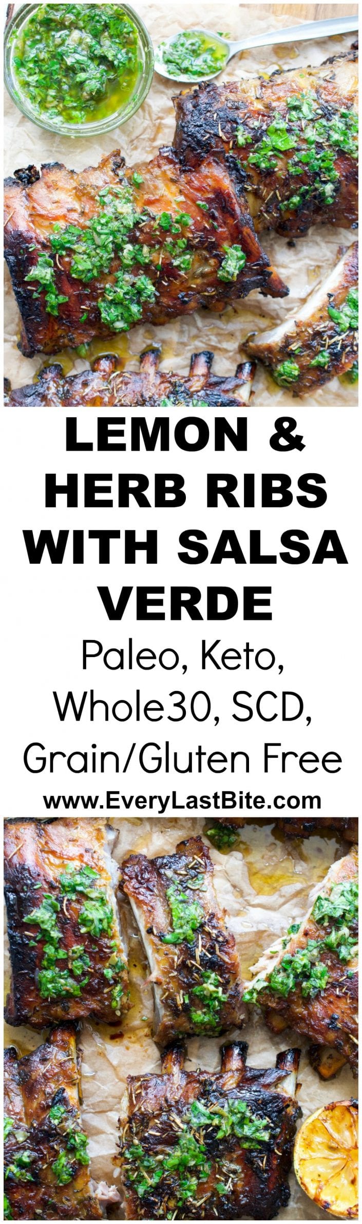 Lemon & Herb Ribs | Every Last Bite Lemon & Herb Ribs