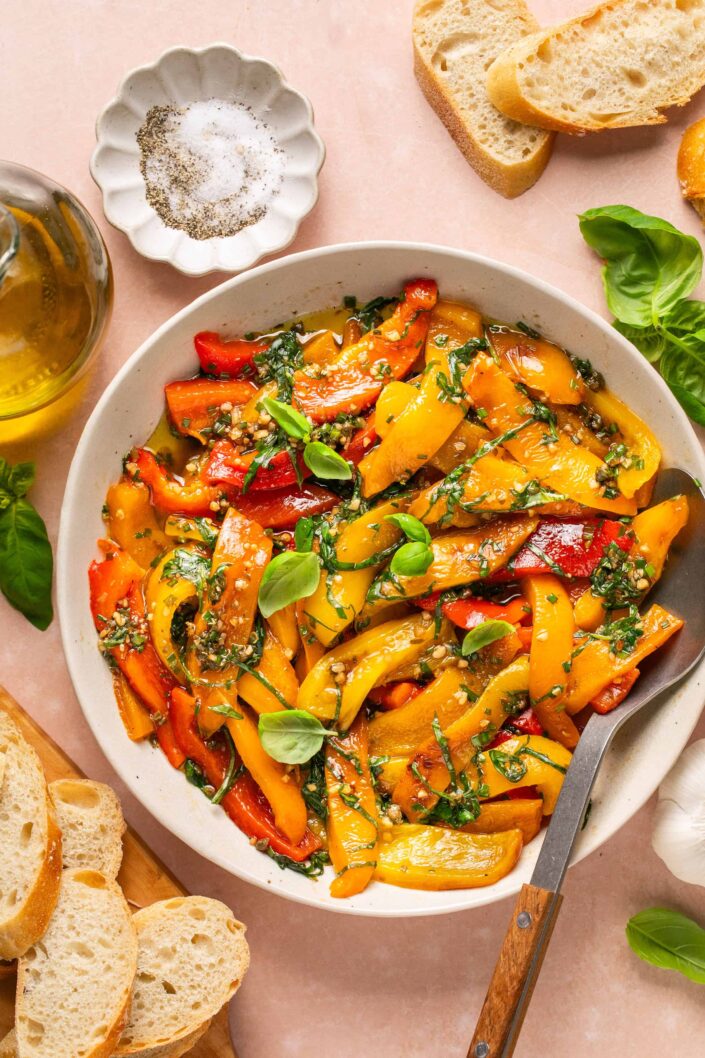 Oven Roasted Bell Peppers