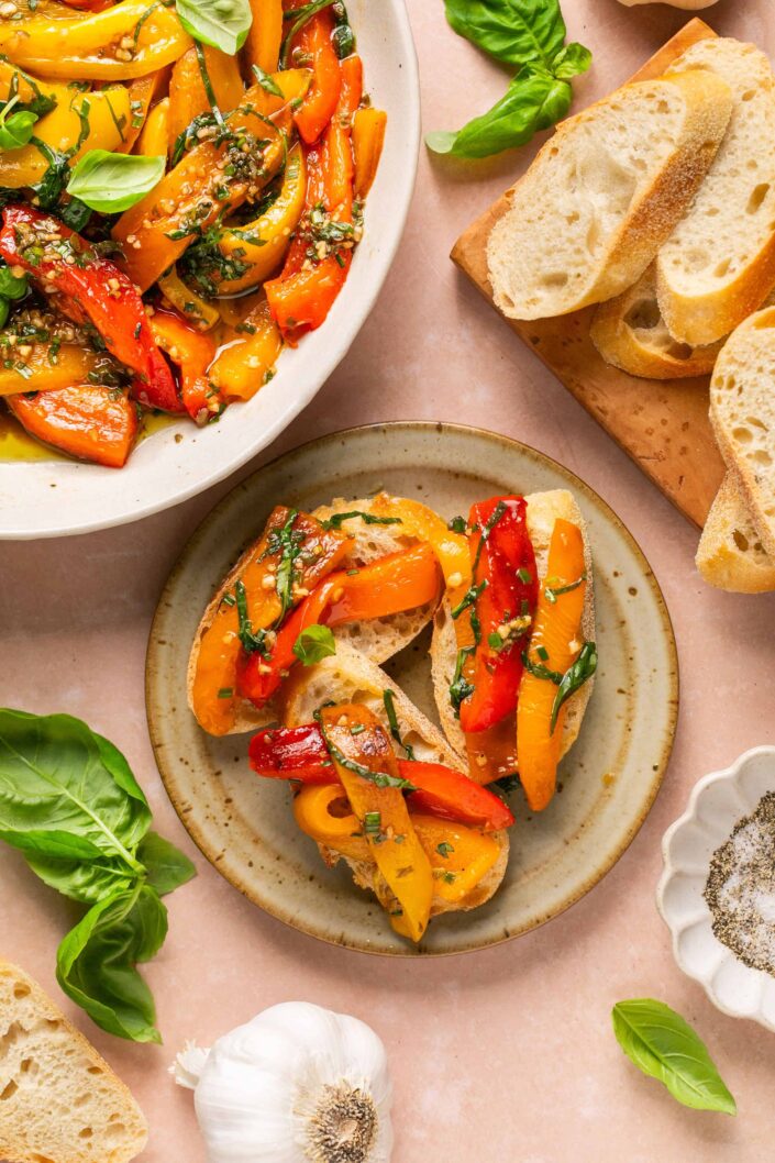 Oven Roasted Bell Peppers