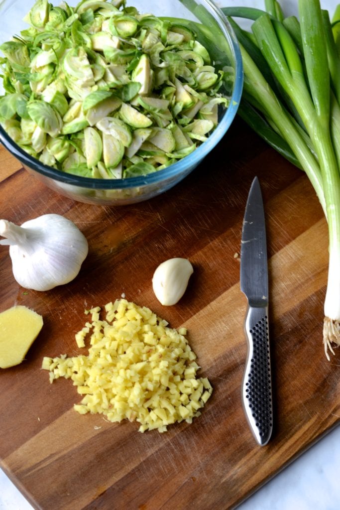 Asian Brussel Sprouts | Every Last Bite Asian Brussels Sprouts