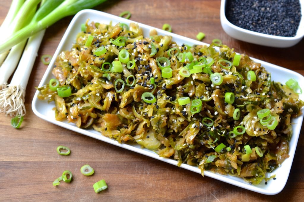 Asian Brussel Sprouts | Every Last Bite Asian Brussels Sprouts