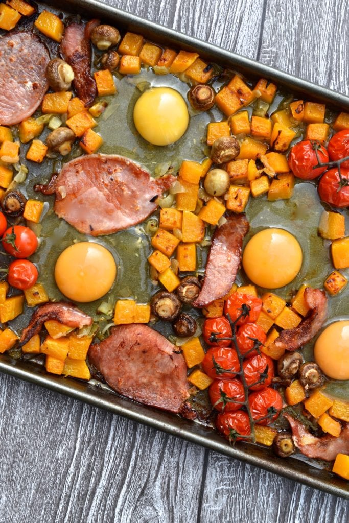 Full English Breakfast Traybake