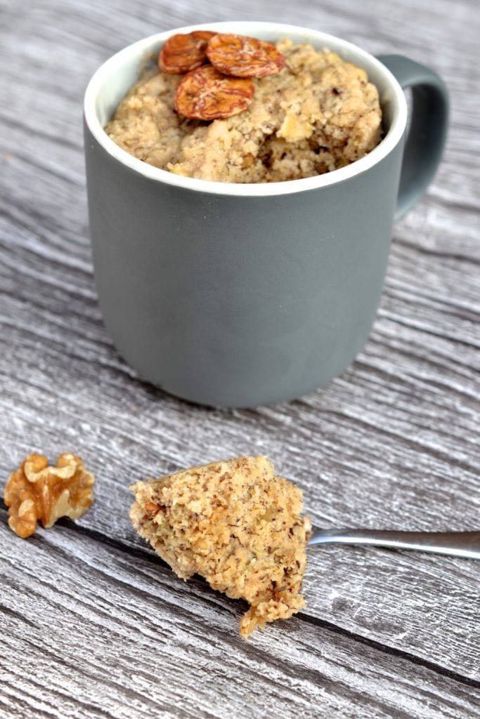 Banana Bread Mug Cake | Every Last Bite Paleo Banana Bread Mug Cake