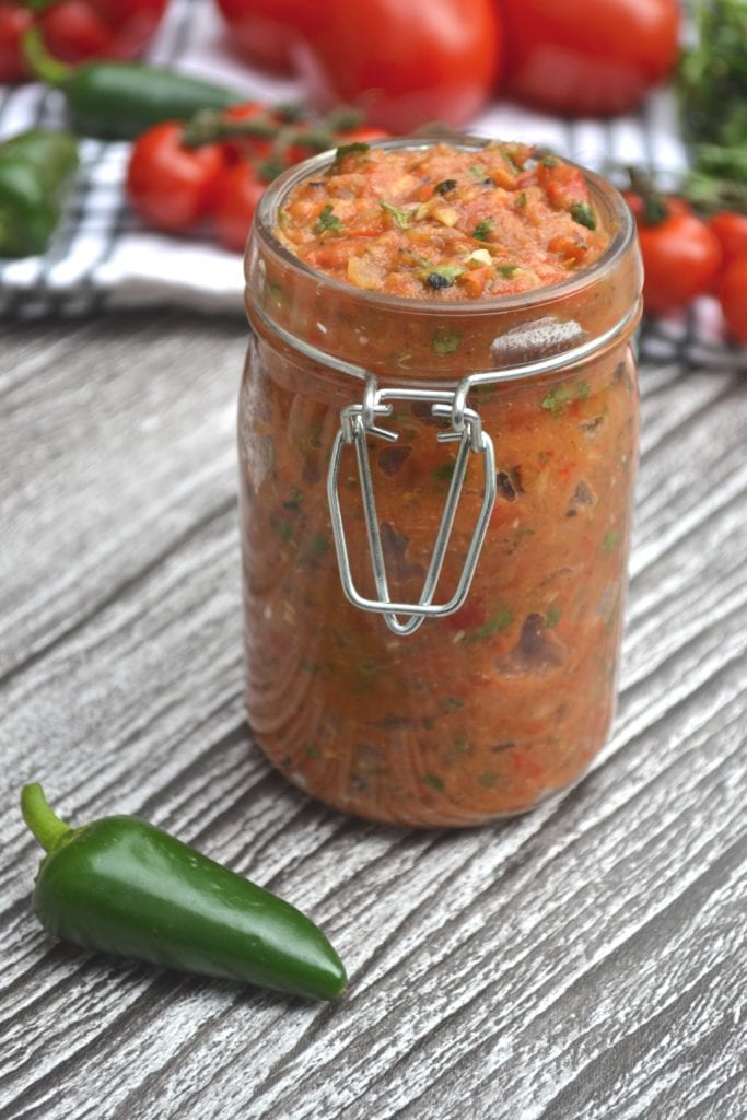Oven Roasted Salsa | Every Last Bite Oven Roasted Salsa