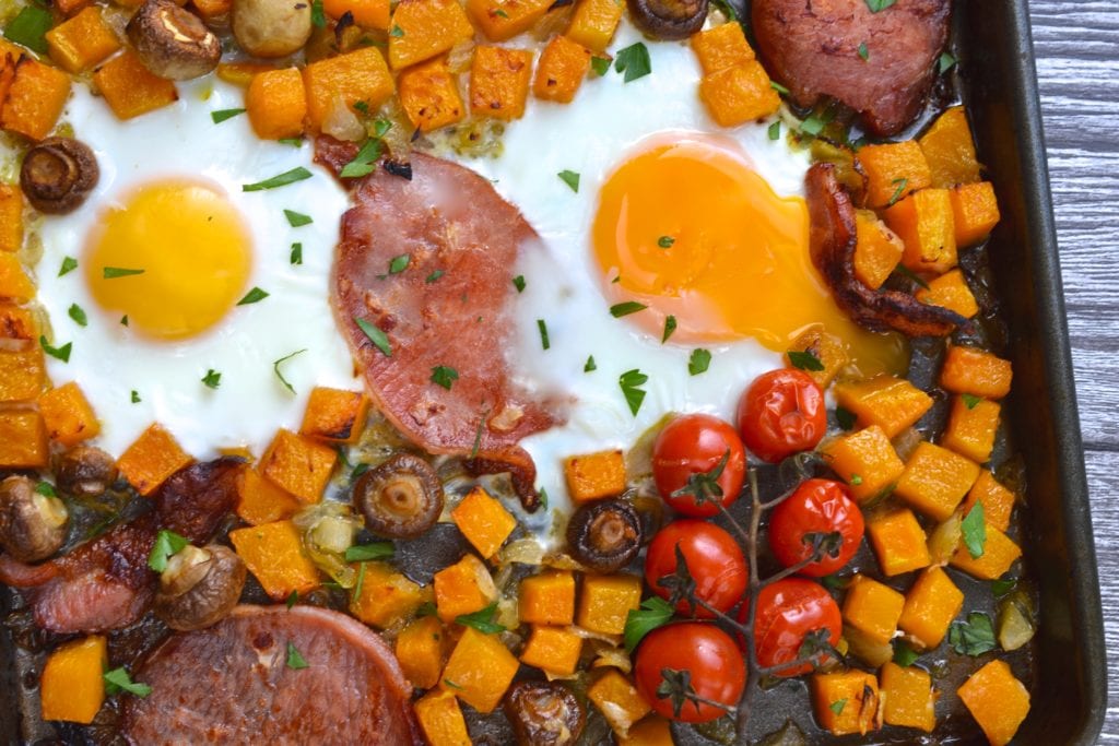 Full English Breakfast Traybake
