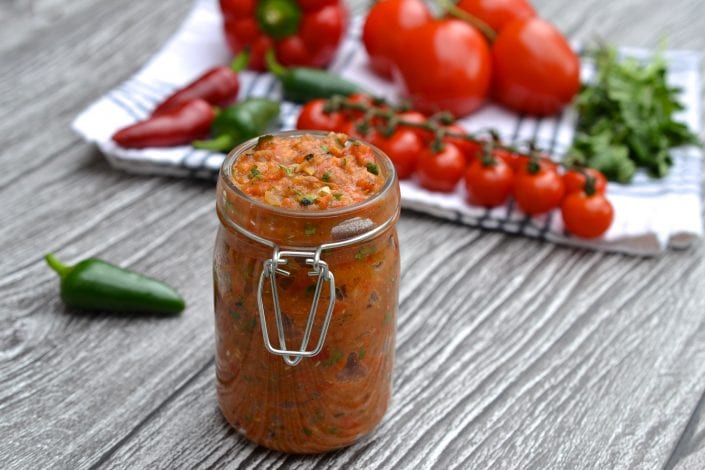 Oven Roasted Salsa | Every Last Bite Oven Roasted Salsa